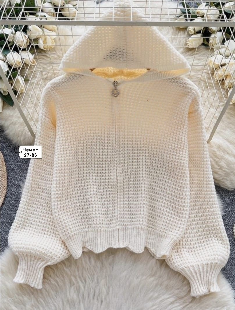 вязаная кофта,свитер с капюшоном,кофта женская,однотонный вязаный кардиган на молнии для женщин,вязаный кардиган с капюшоном