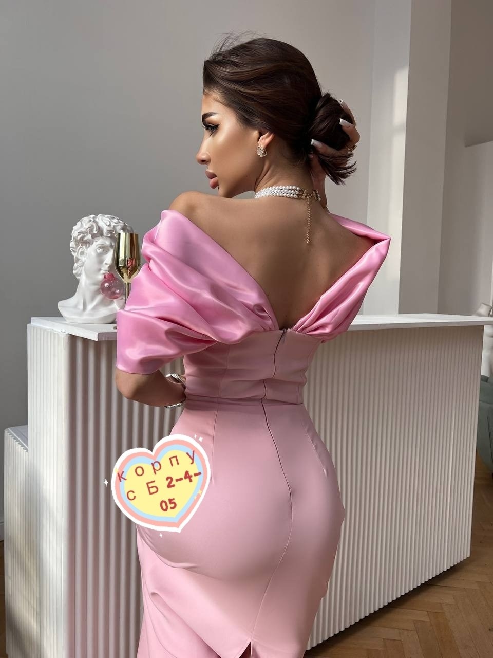 атласное платье,стильное платье,платье,вечернее платье,платье с пышными рукавами