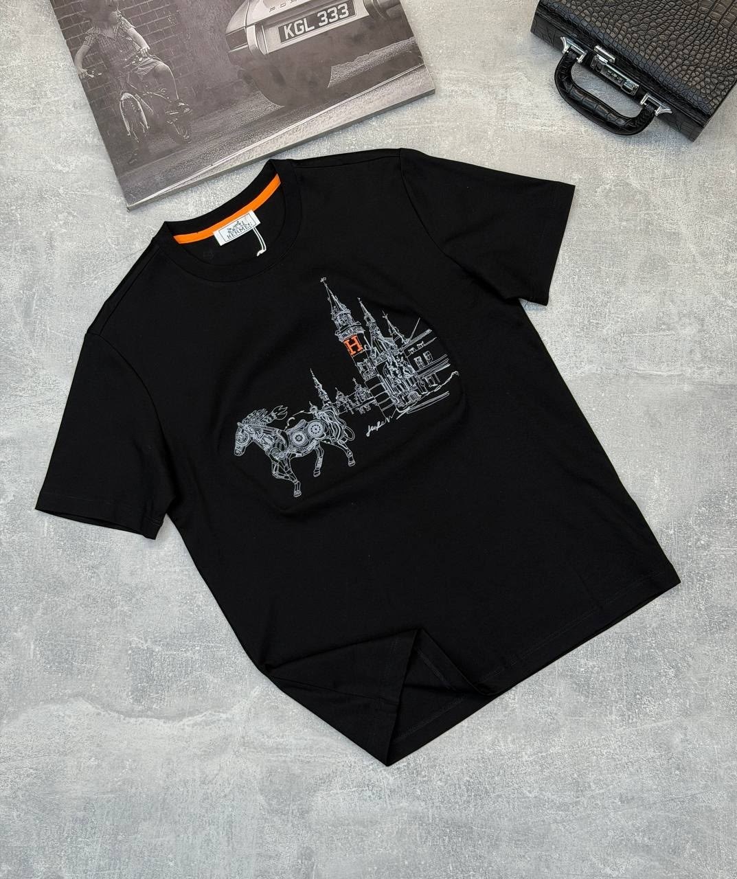 футболка гермес,футболка,футболка мужская,футболки брендовые,футболки для мужчин