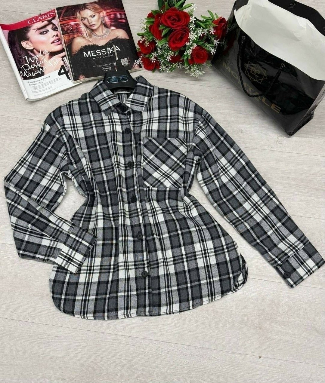 рубашка женская в клетку,рубашка женская теплая в клетку оверсайз,рубашка теплая,женская рубашка оверсайз в клетку,рубашка в клетку оверсайз