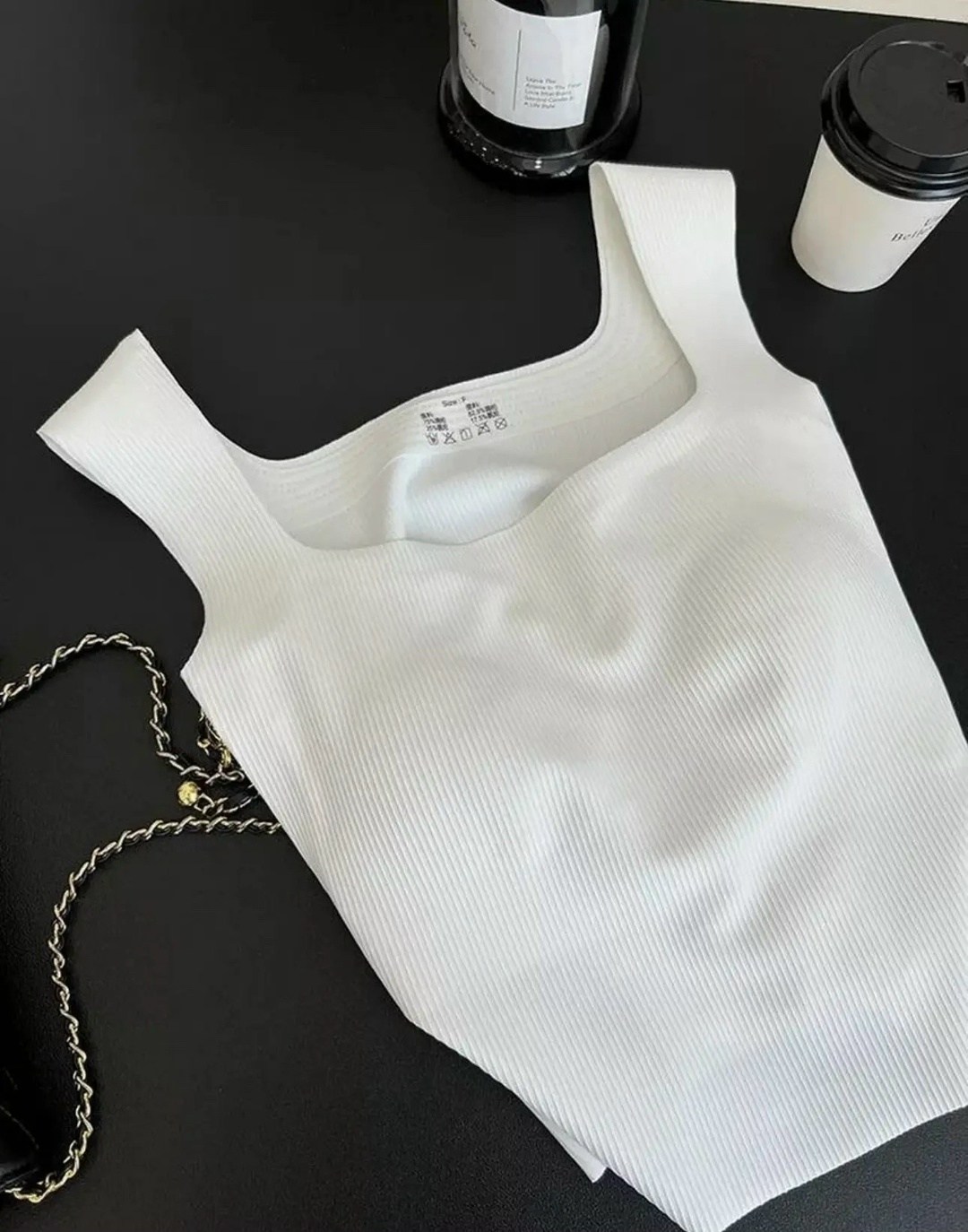 женский топ,женская майка,кроп топ,бежевый топ,майка с квадратным вырезом женская