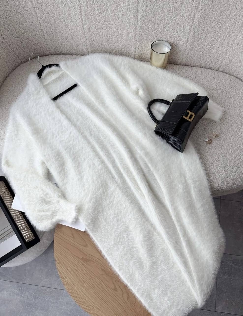 пушистая кофта,пушистый кардиган,белая пушистая кофта,джемпер из мохера на шелке женский вязаный белый прозрачный,кардиган ангора