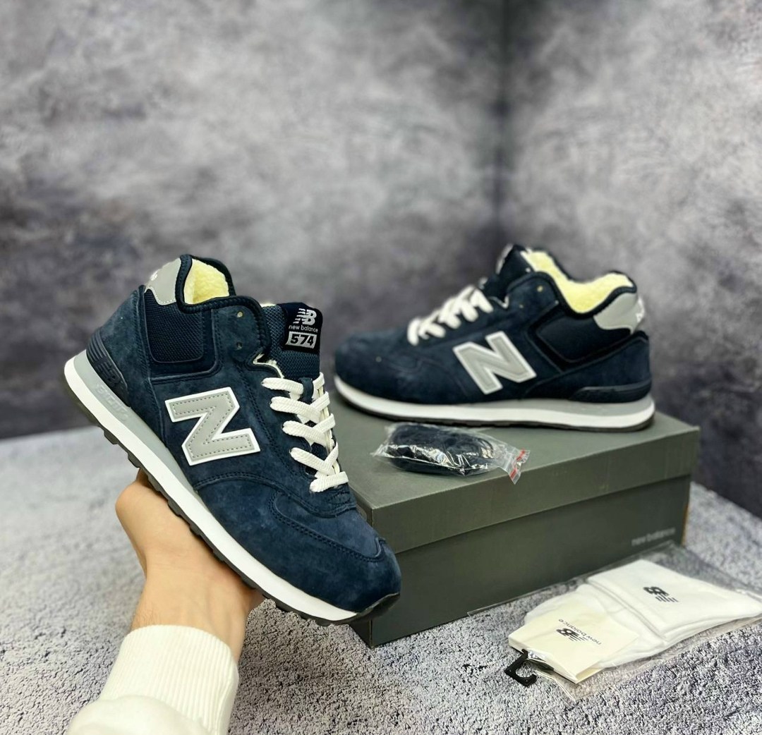 кроссовки зимние new balance 574,кроссовки зимние высокие new balance 574,кроссовки new balance 574,кроссовки new balance 574 mid blue grey с мехом,кроссовки нью бэланс 574 зимние