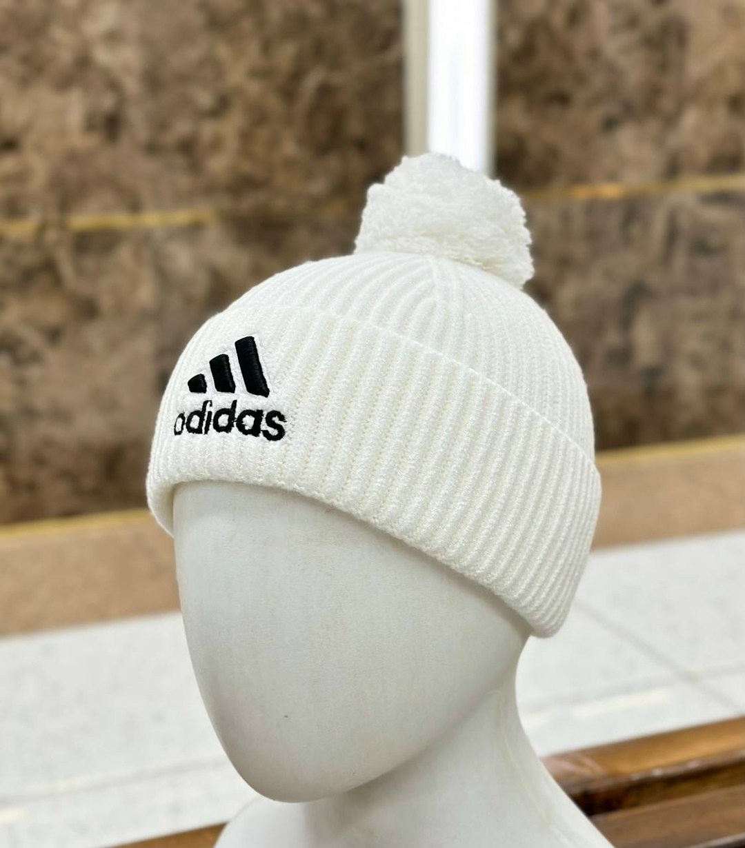 шапка бини мужская адидас,шапка адидас,шапка adidas,шапка с помпоном мужская adidas,шапка мужская адидас оригинал