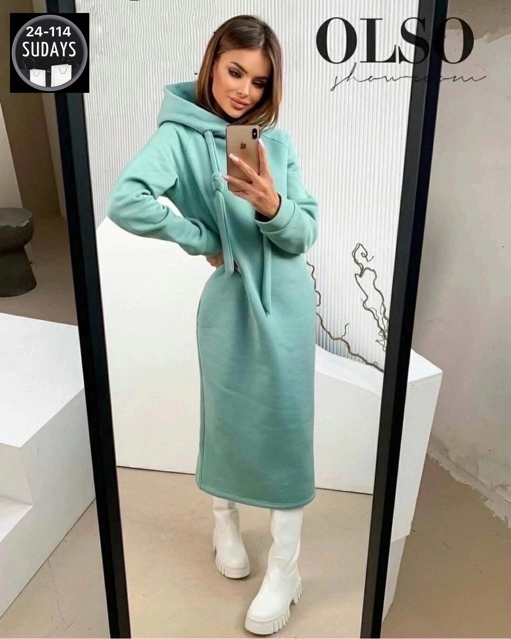 платье худи с капюшоном,платье теплое с капюшоном mi&ke,платье из флиса,теплое платье с капюшоном,платья с капюшоном