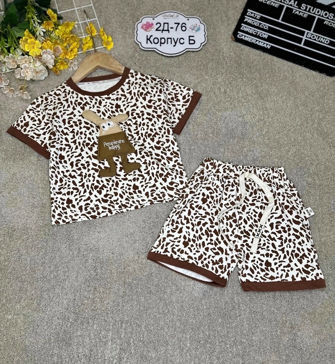 костюм детский летний футболка и шорты в садик barabulya-kids 215061061,костюм детский,костюм подростковый,детские костюмы,одежда комплект