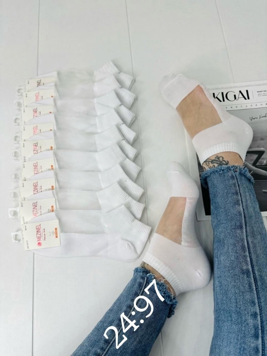 носки женские 10 пар,носки женские белые,носки женские,носки хлопковые женские,носки короткие белые набор