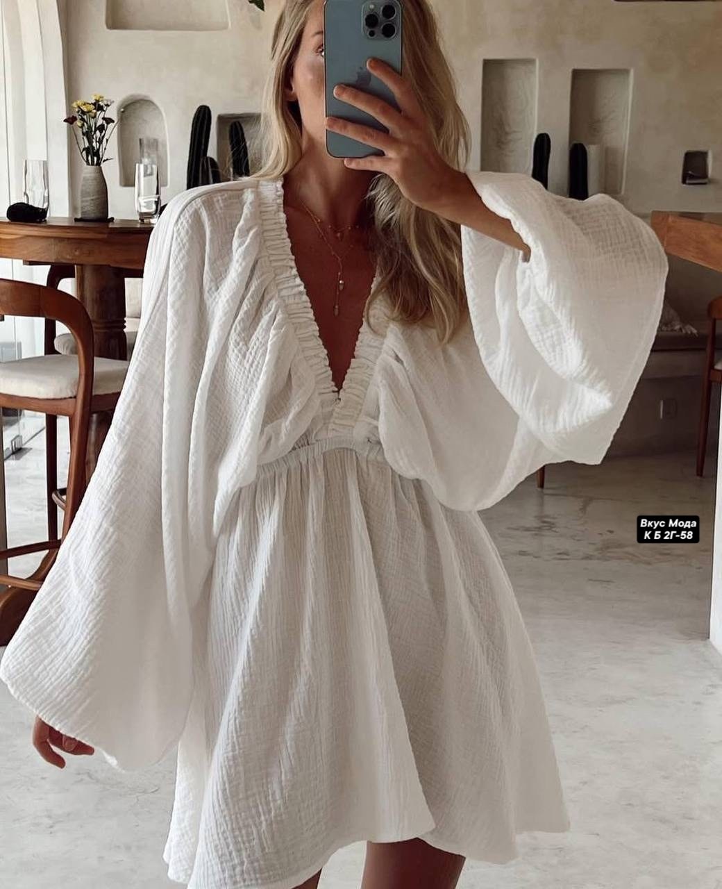 платье из муслина с резинкой,женское платье из муслина,женское платье оверсайз,платье из муслина