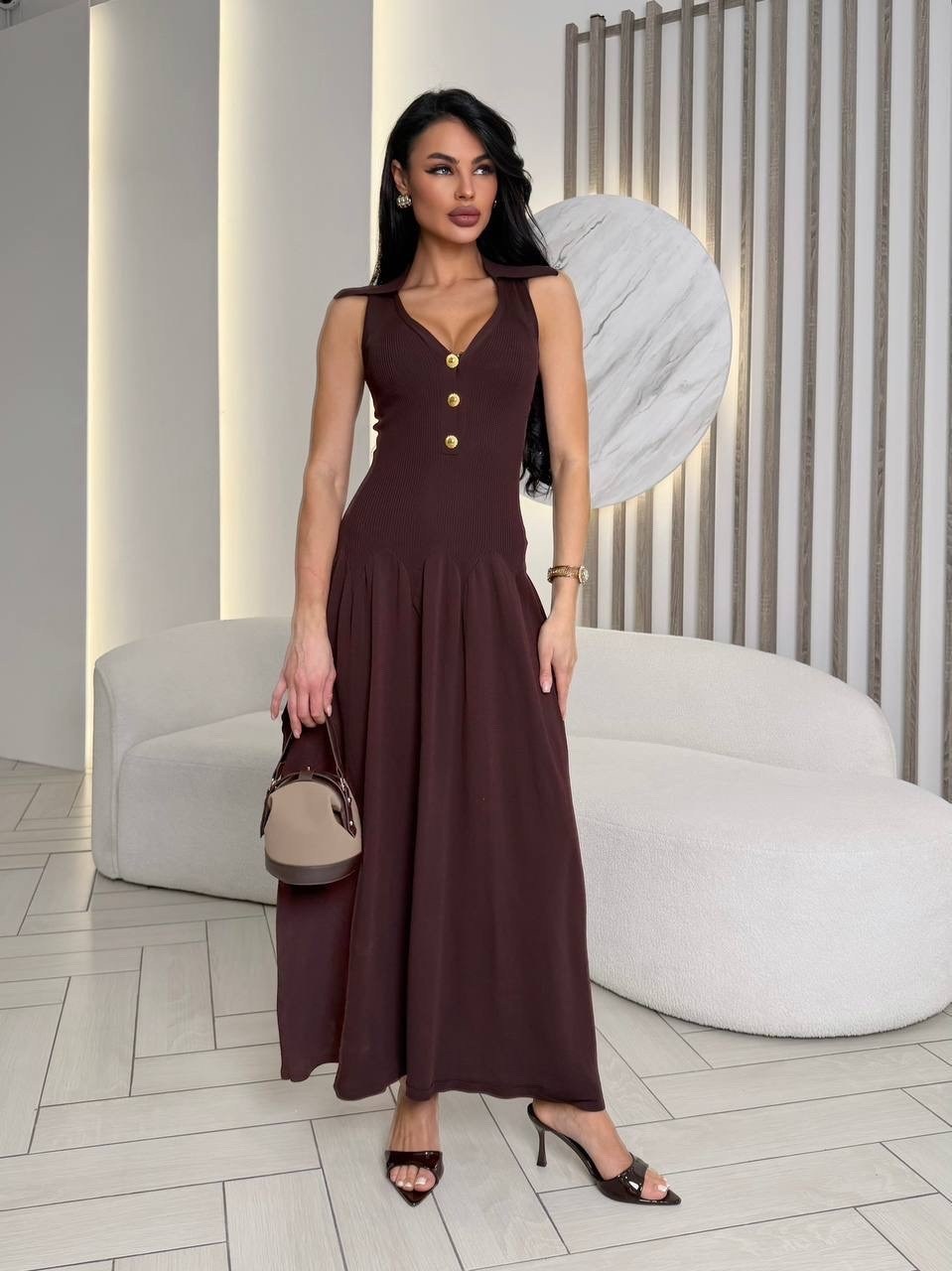 платье сарафан,платье,женское платье,коричневое платье,платья длинное