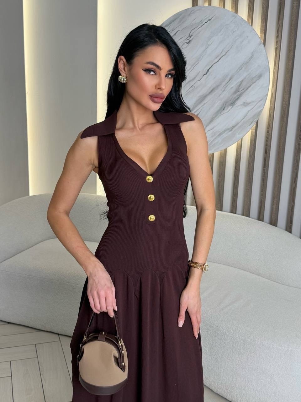 платье сарафан,платье,женское платье,коричневое платье,платья длинное