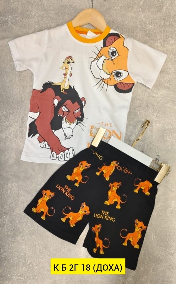 комплект одежды zara король лев (disney - lion king),двойка для мальчиков майка с шортами,детский костюм,комплект футболка и шорты,костюм для мальчика