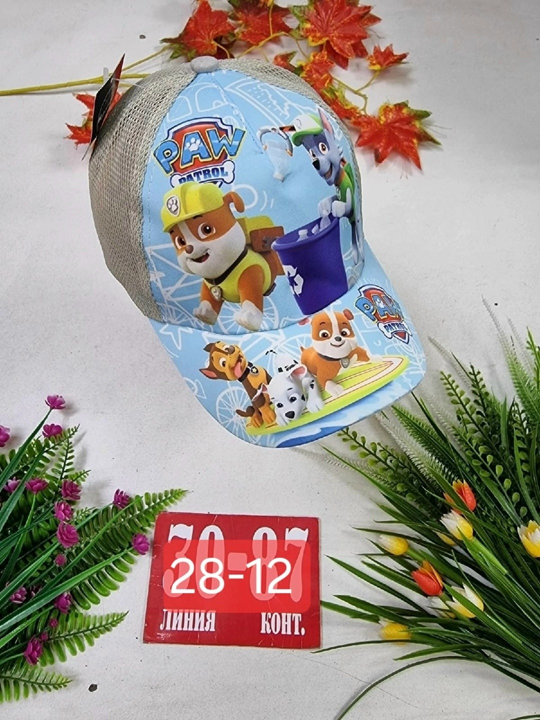 кепка сетка,бейсболка paw patrol щенячий патруль,кепка для мальчика,шапка для детей,кепка детская