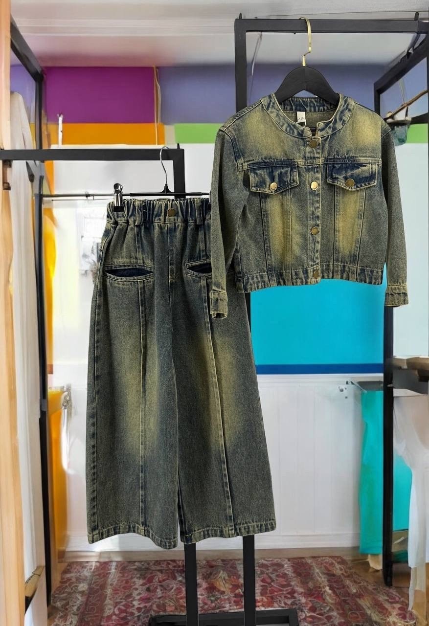 джинсовый костюм для девочки,джинсовые костюмы,модные костюмы,джинсы для подростков девочек,джинсовый костюм детский