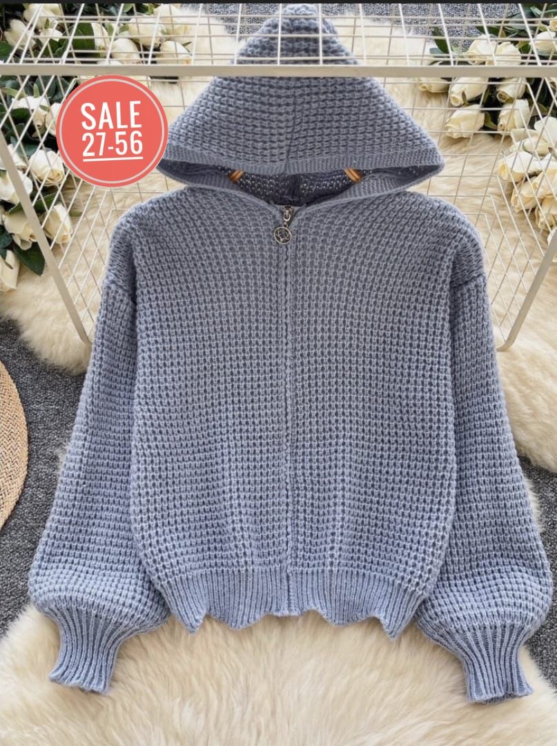 вязаный кардиган с капюшоном,свитер с капюшоном,кофта женская,кардиган с капюшоном,женский кардиган с капюшоном