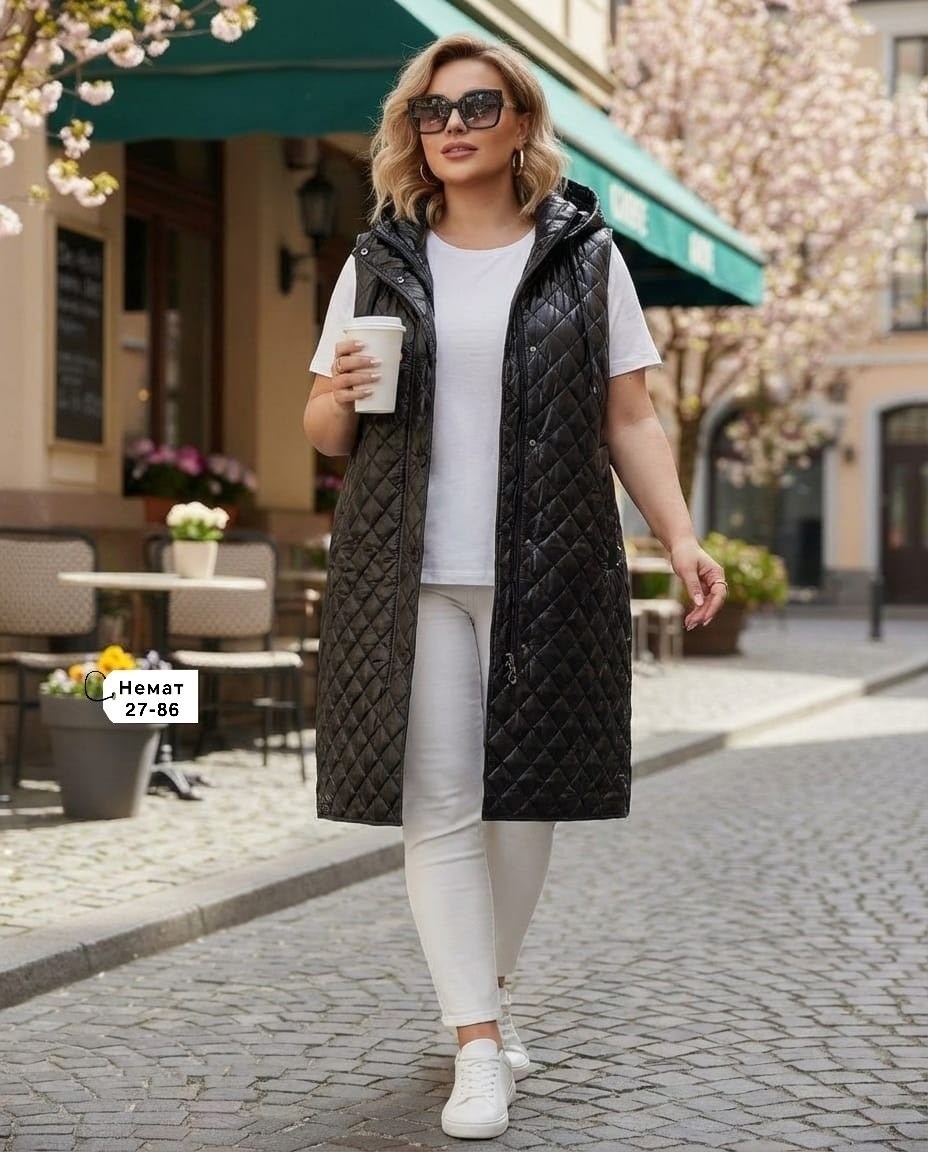 жилетка женская,жилет удлиненный,женский жилет,жилет на синтепоне,жилет