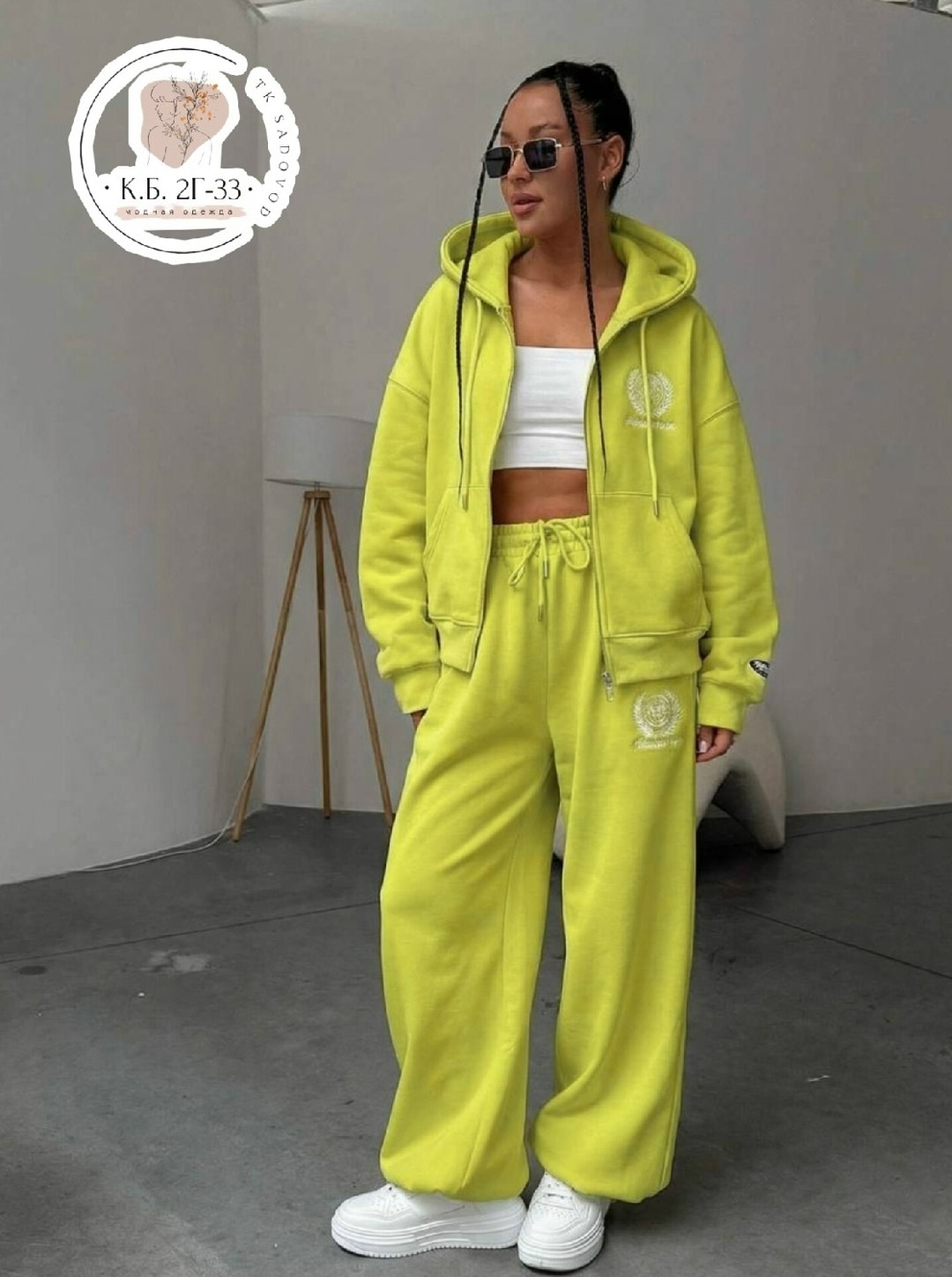 костюм спортивный,спортивный костюм bonneriee club корея,спортивный костюм женский,спортивные женские костюмы на флисе,костюм спортивный оверсайз с начесом палаццо и зип худи micca 526679758