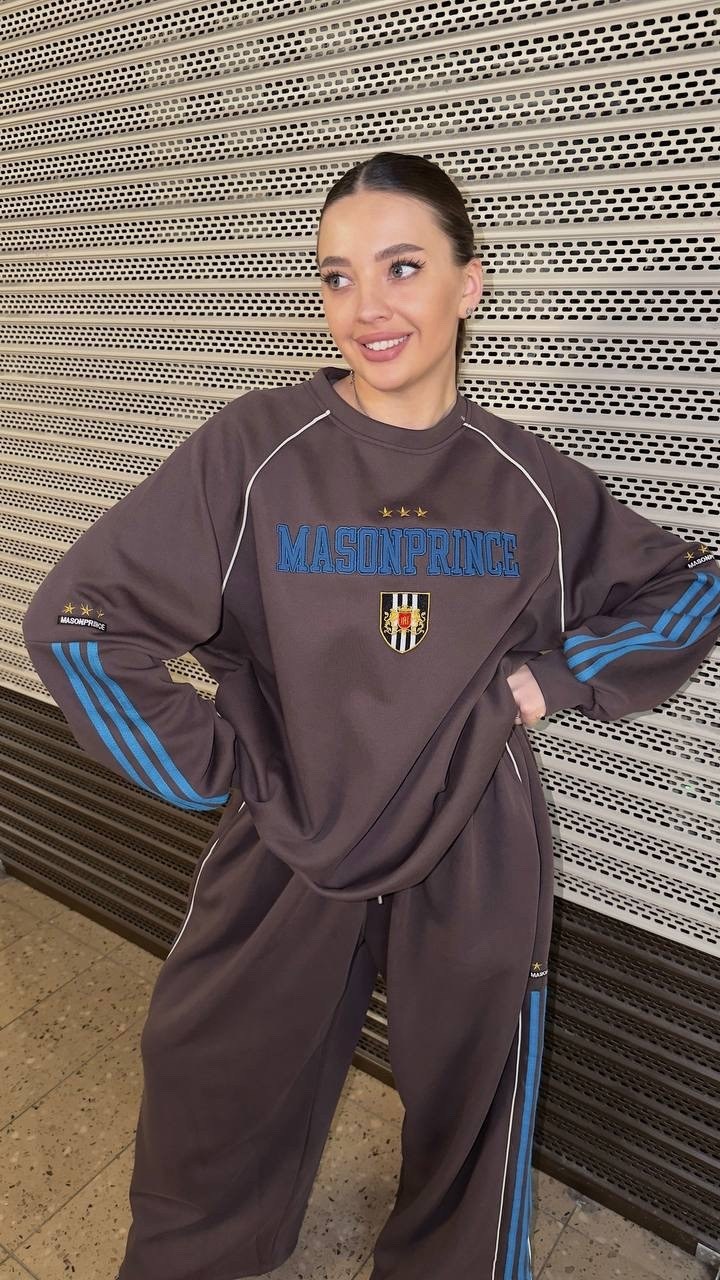 спортивный костюм,костюм женский спортивный,костюм коричневый,костюм спортивный оверсайз