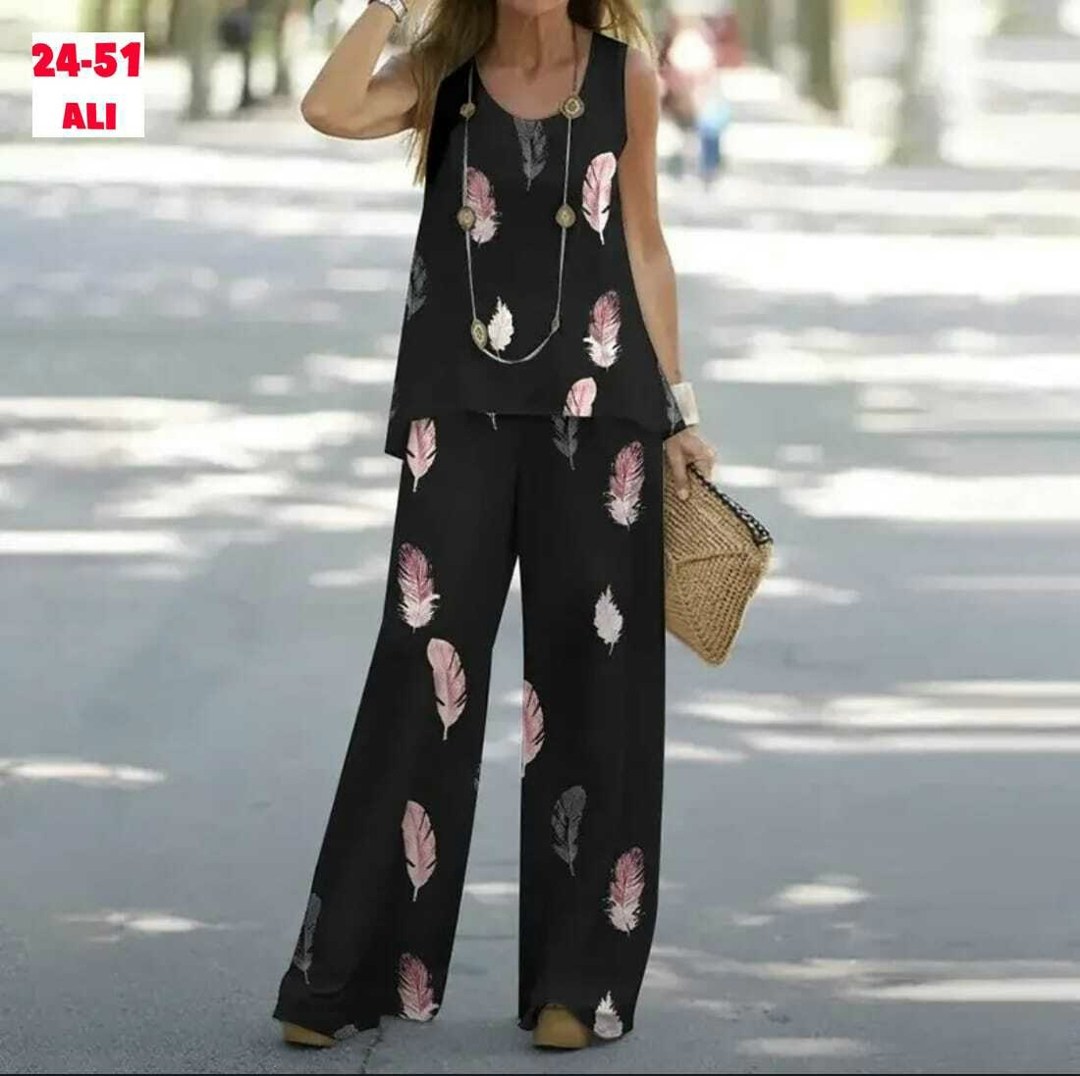 женские летние костюмы,брюки с широкими штанинами,комплект одежды женские,широкие брюки женские,брюки комплект