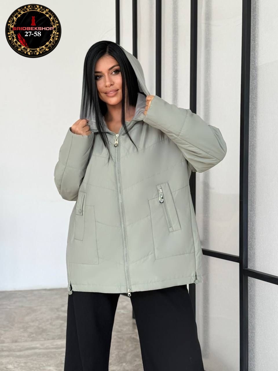 женская демисезонная куртка,куртка женская,куртка демисезонная,стеганые куртки 2026,куртка весна с капюшоном стеганая короткая t fashion