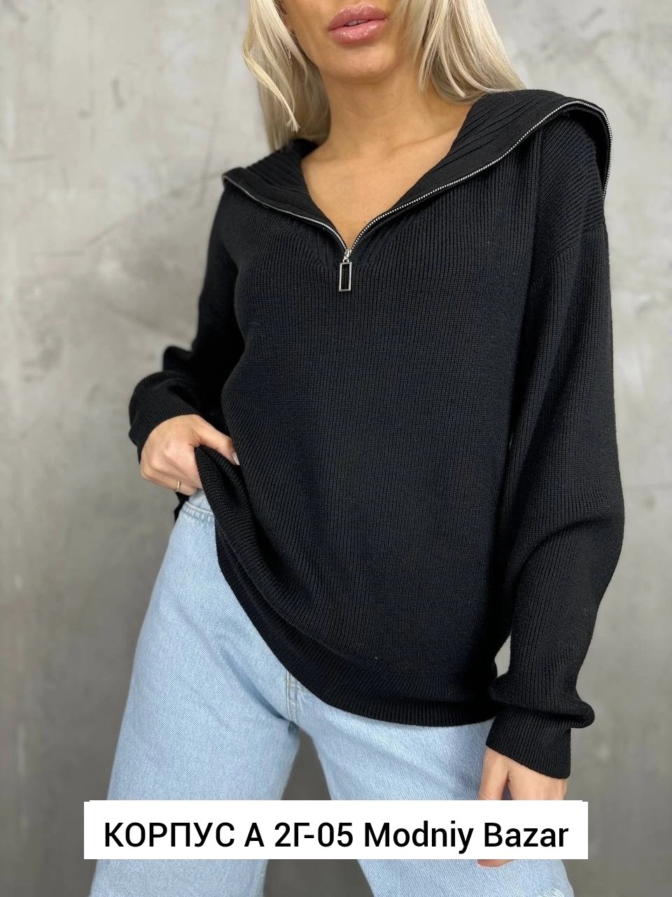 женская кофта,кофта,свитер укороченный оверсайз с горлом на молнии кк fashion,женский свитер,свитер