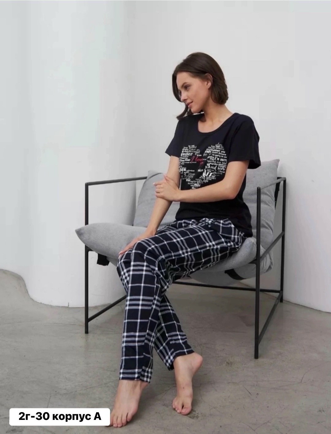 пижама женская,пижама со штанами большие размеры хлопок,пижама черная,пижама женская с брюками комплект,для дома пижама с брюками