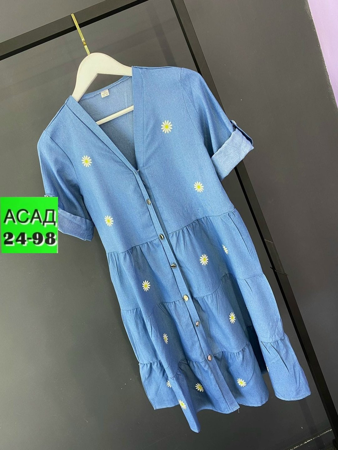 джинсовое платье женское,платье джинс,джинсовая платье,джинсовое платье на пуговицах с оборками shein,летнее джинсовое платье