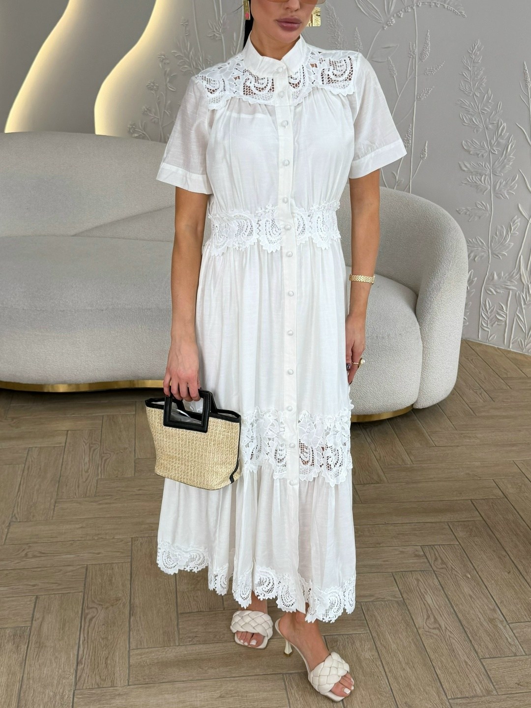 платье с кружевами,хлопковое платье,ажурное платье,кружевное платье,платье