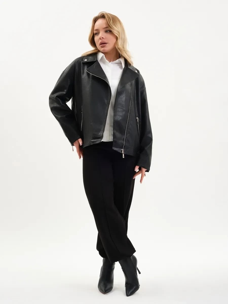 женская кожаная куртка оверсайз косуха авиатор экокожа,куртка косуха женская кожаная,косуха кожаная куртка оверсайз escudero,косуха большие размеры кожаная куртка оверсайз maresol,куртка косуха