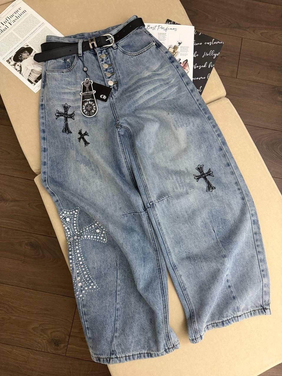 модные джинсы,мода стиль,стильные джинсы,широкие джинсы