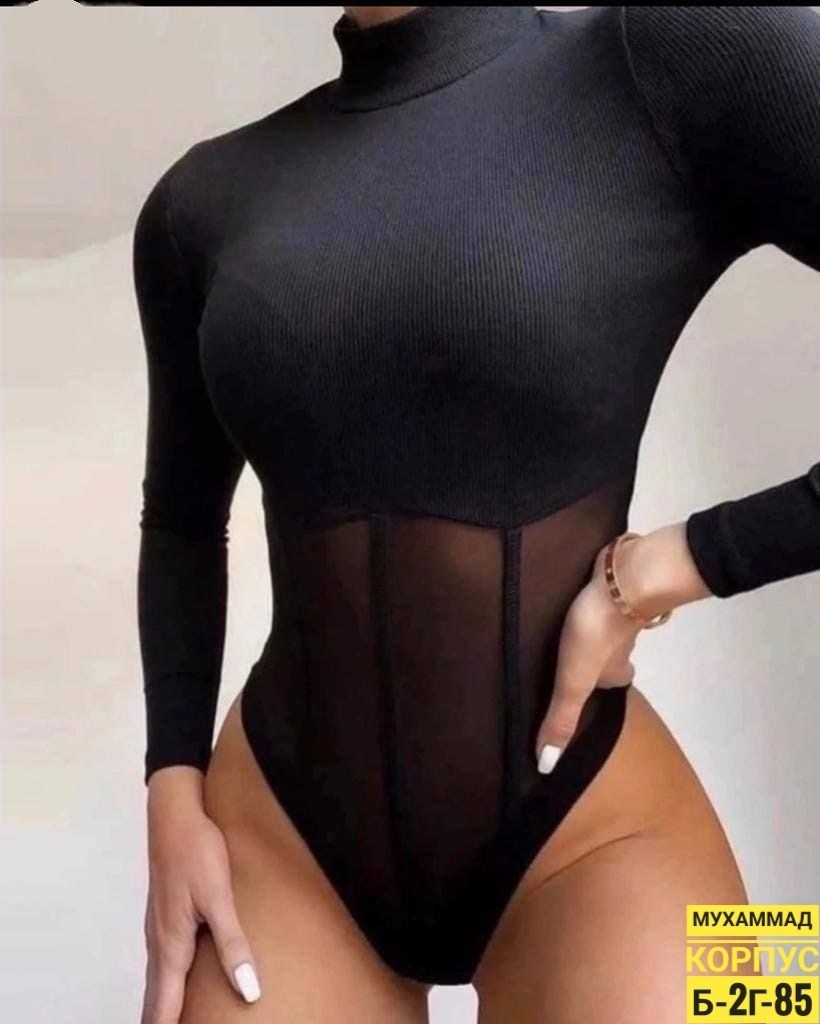 боди женское,женское боди с длинным рукавом,боди с вставкой из сетки,боди одежда женская,облегающее боди