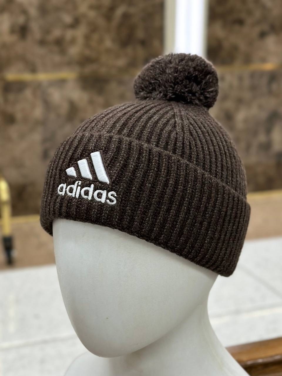 шапка бини мужская адидас,шапка адидас,шапка adidas,шапка с помпоном мужская adidas,шапка мужская адидас оригинал