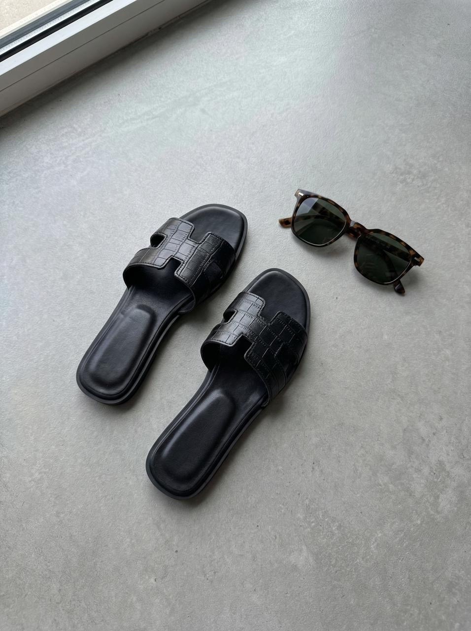 шлепанцы гермес черные,шлепки гермес черные мужские,кожаные шлепанцы,шлепки hermes женские,шлепки эрмес черные