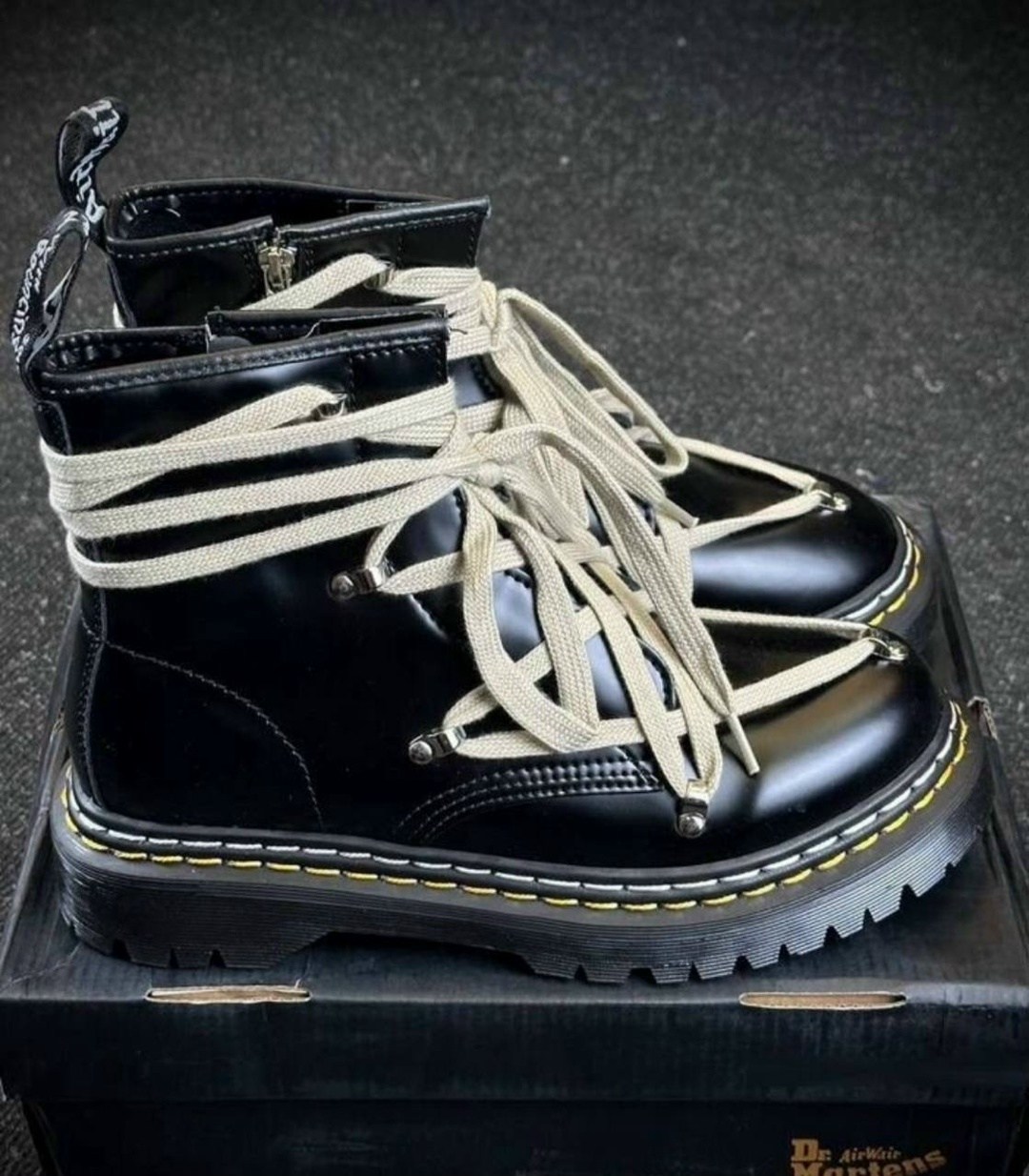 rick owens x dr. martens 1460,,rick owens dr martens,ботинки dr. martens,ботинки