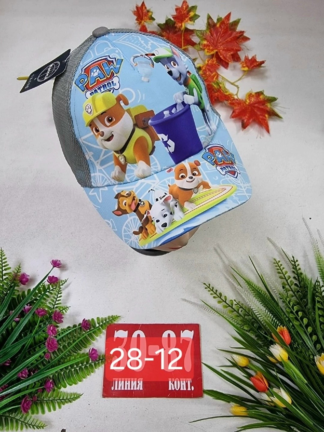 кепка сетка,бейсболка paw patrol щенячий патруль,кепка для мальчика,шапка для детей,кепка детская