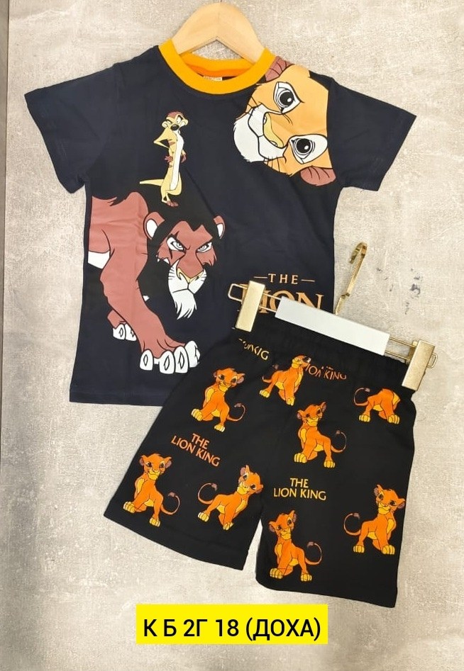 комплект одежды zara король лев (disney - lion king),двойка для мальчиков майка с шортами,детский костюм,комплект футболка и шорты,костюм для мальчика