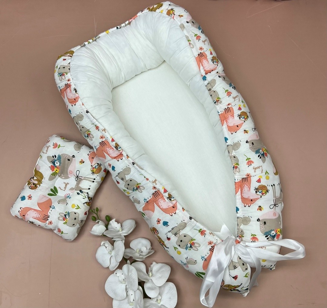 кокон-гнездышко для новорожденных,кокон (гнездышко) для новорожденного,кокон - гнездышко для новорожденных со съемным матрасиком,кокон-гнёздышко,гнездышко для новорожденного