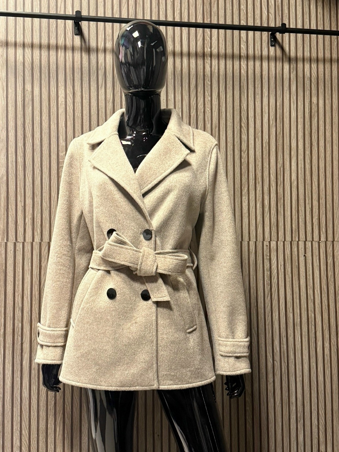 пальто beautiful free 7030 светло-серое,пальто пиджак демисезонное шерстяное с поясом cozhe 254601400,женское пальто,полупальто,стильное пальто