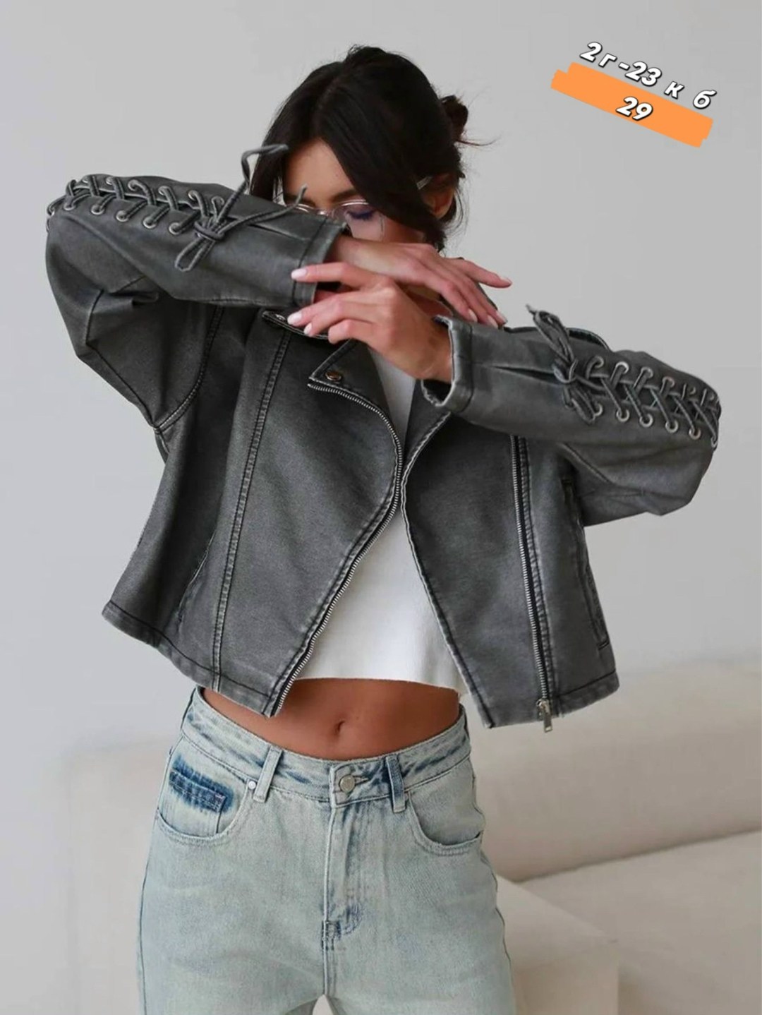 косуха винтажная куртка кожаная oversize серая monyken,кожаная куртка косуха,косуха женская,кожаная куртка косуха женская,куртка косуха