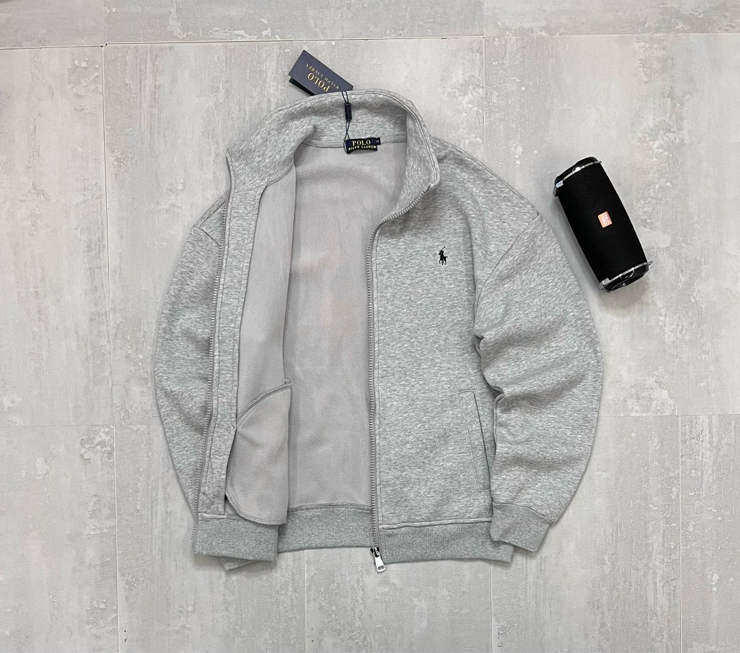 кофта толстовка,ralph lauren boys classic zip through hoodie grey marl,флисовая куртка,polo ralph lauren
