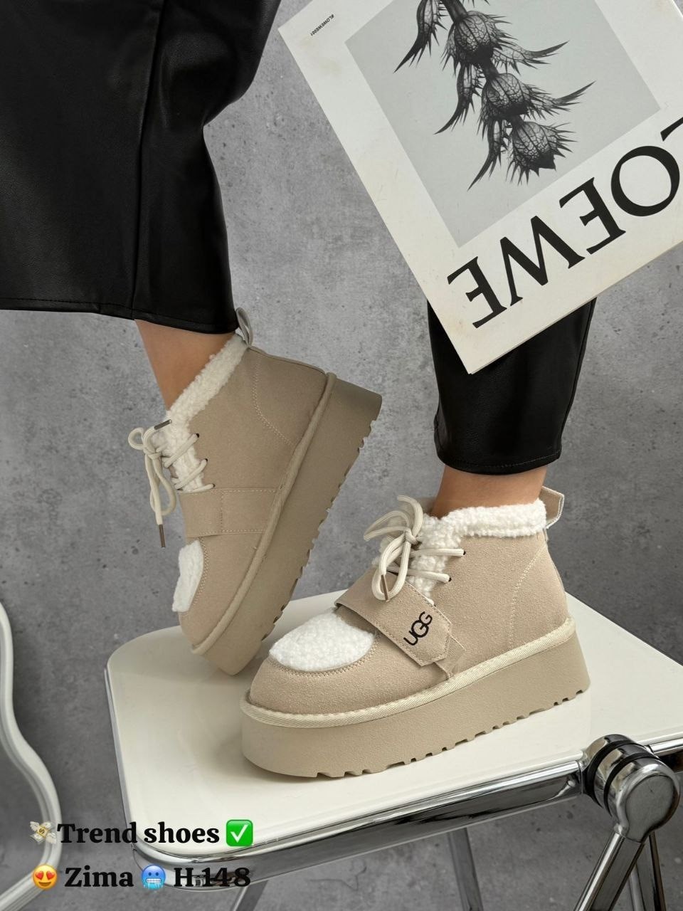 ,угги женские,ботинки угги зимние натуральные на меху и платформе,женская ,угги женские зимние