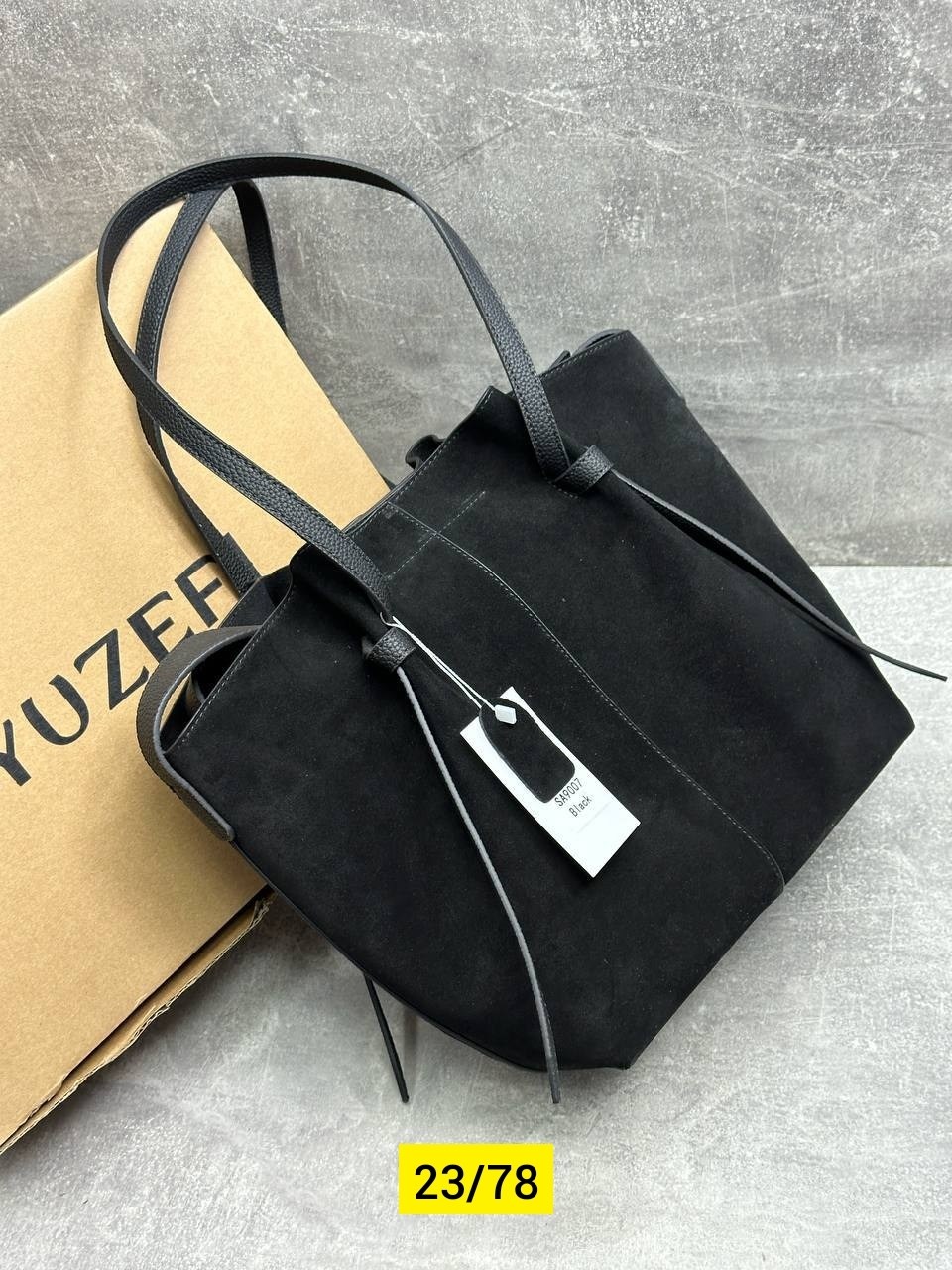 сумка тоут женская замшевая polina & eiterou черная,сумка замшевая,сумка,сумка шоппер из натуральной замши,замшевая сумка женская