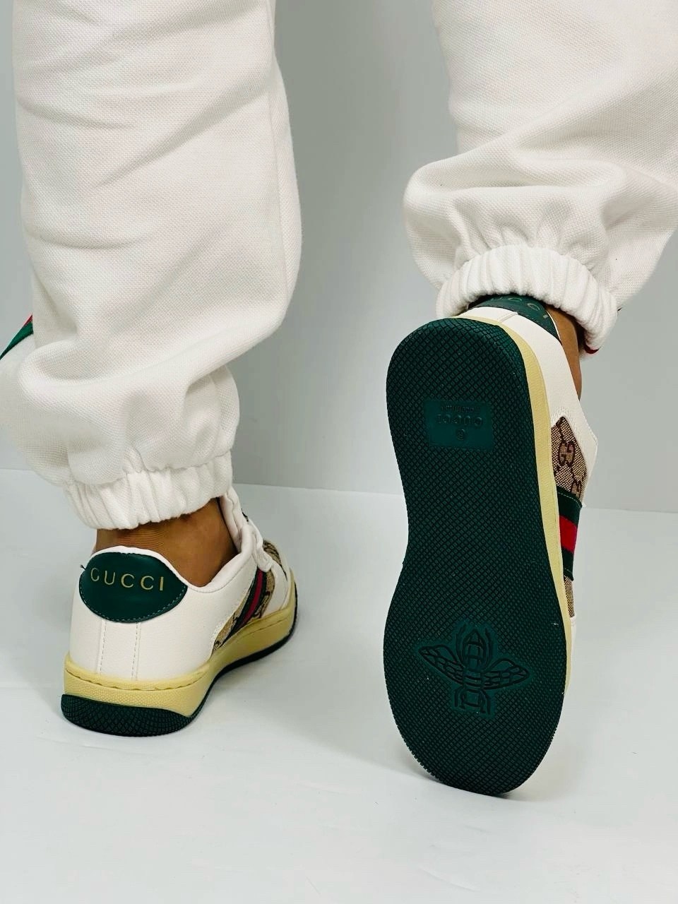 женские кроссовки gucci,gucci кроссовки,кроссовки эко,кроссовки,gucci женские кожаные кроссовки gg screener