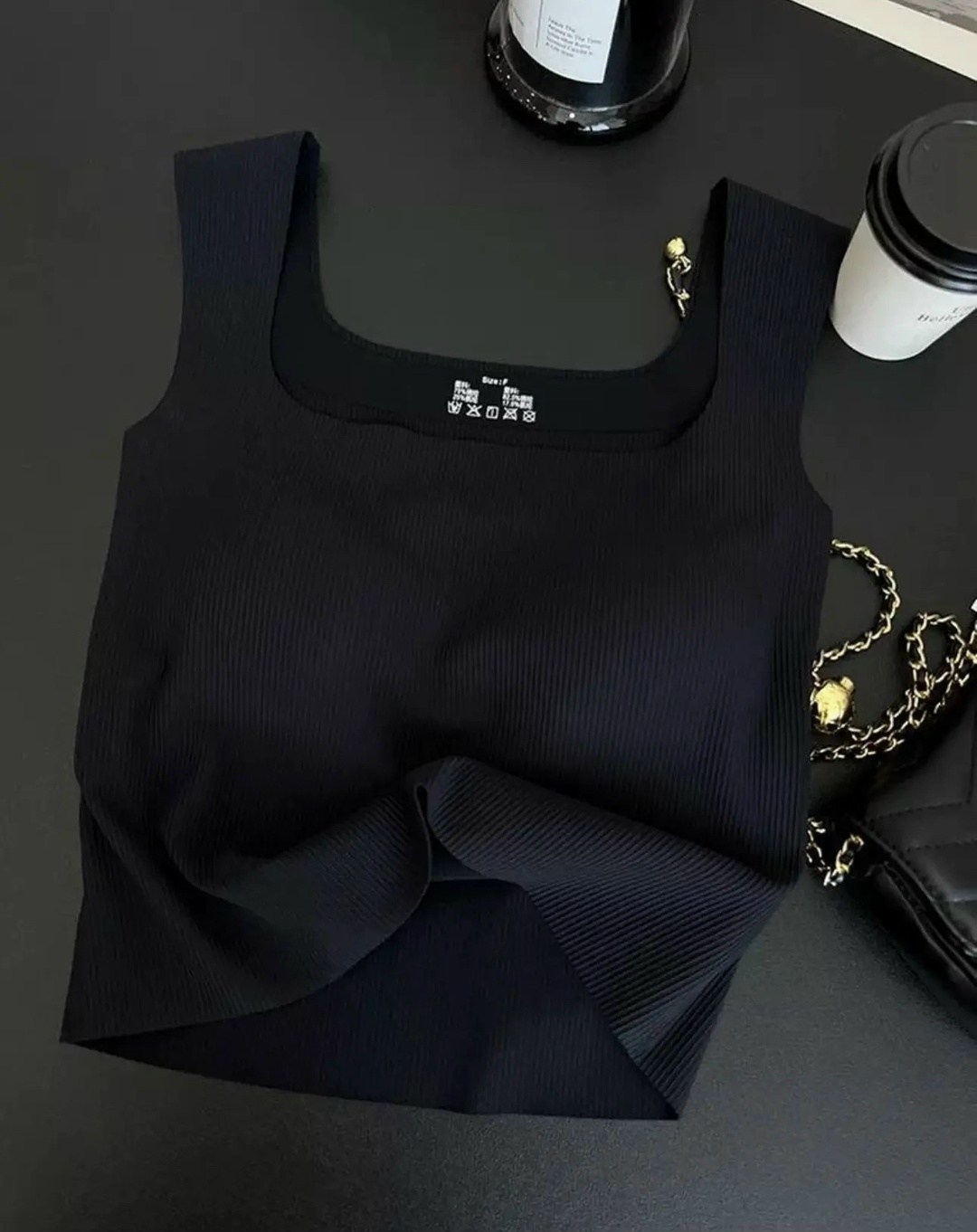 женский топ,женская майка,кроп топ,бежевый топ,майка с квадратным вырезом женская