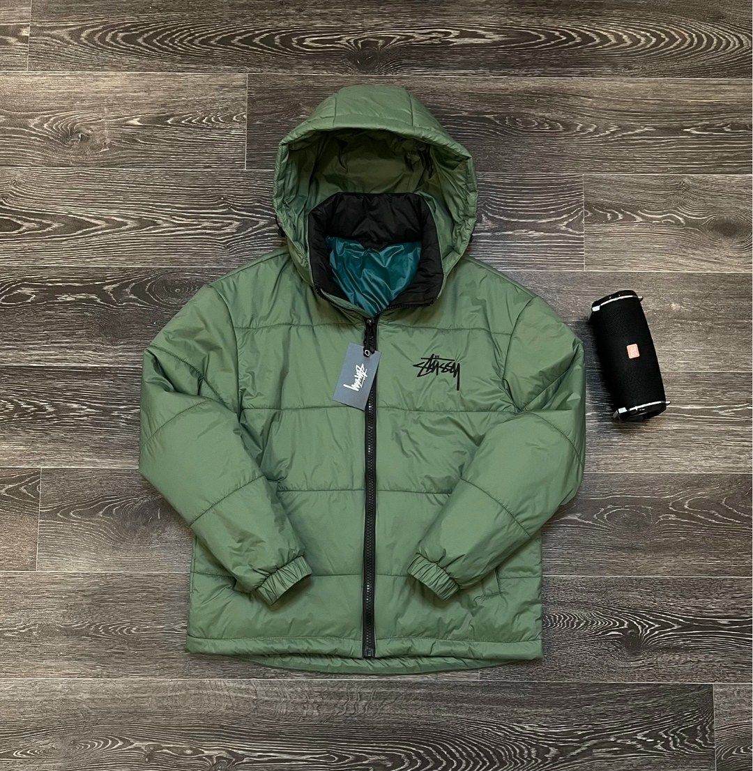 куртка мужскaя демисезонная,пуховик stussy micro ripstop down parka,зимняя куртка,куртка stussy,демисезонная куртка