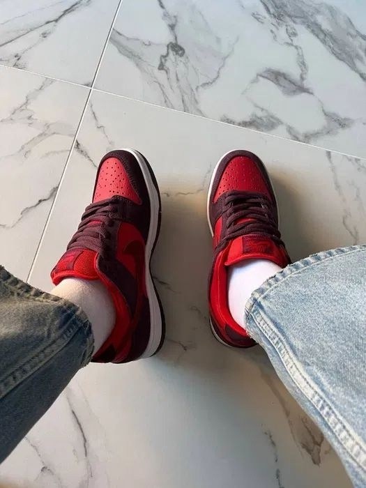 женская,кроссовки замша,кроссовки, кроссовки,nike sb dunk low cherry