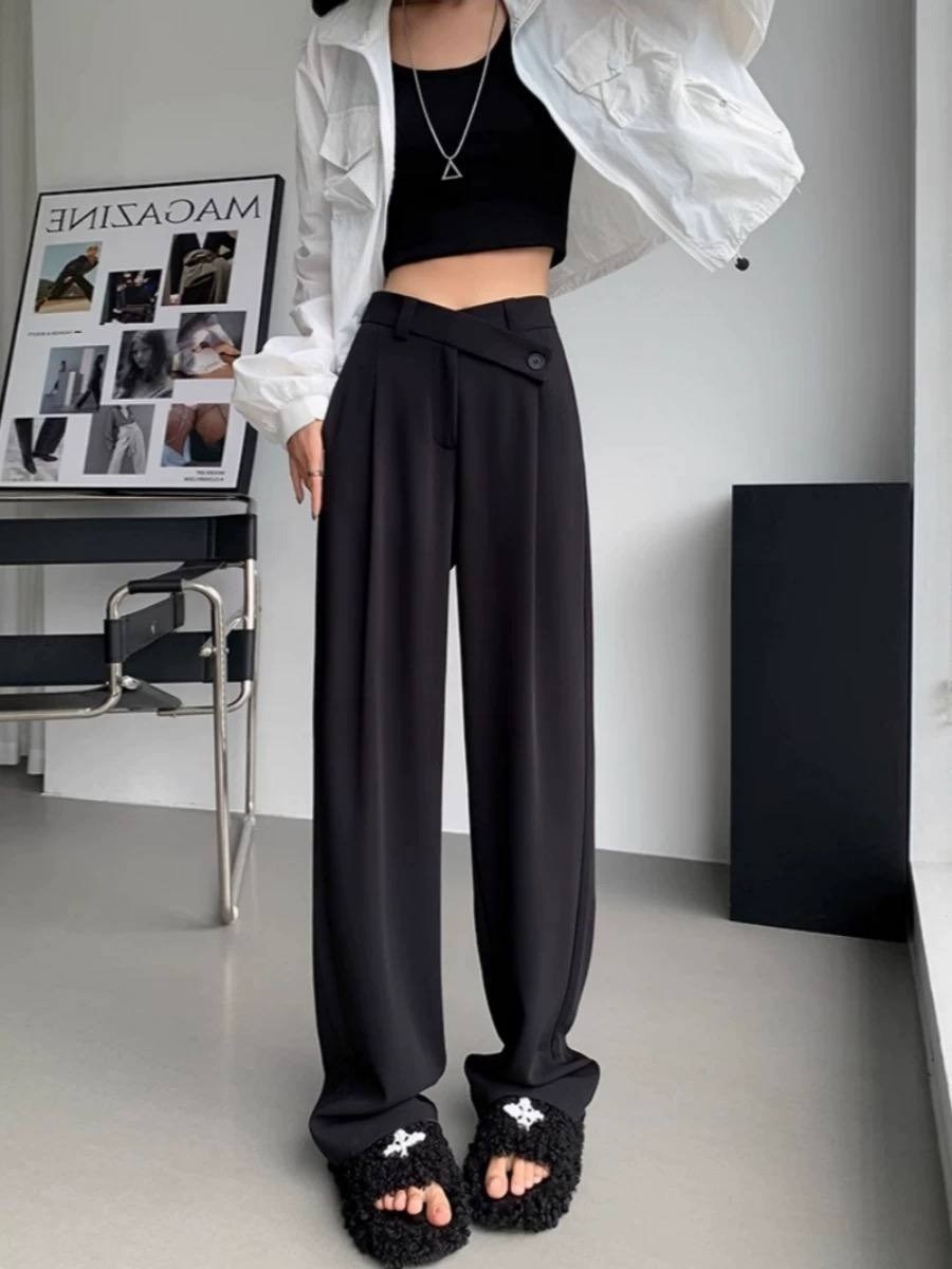 брюки с широкими штанинами,брюки с широкими штанинами элегантные,широкие брюки женские,широкие брюки,женские свободные широкие брюки с высокой талией