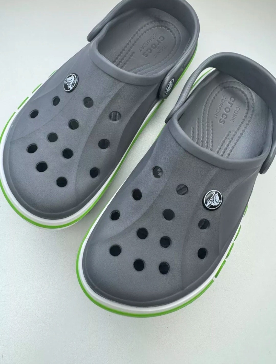 сабо пантолеты bayaband кроксы резиновые летние,сабо crocs,детские серые сабо crocs kids' bayaband clogs,,кроксы мужские