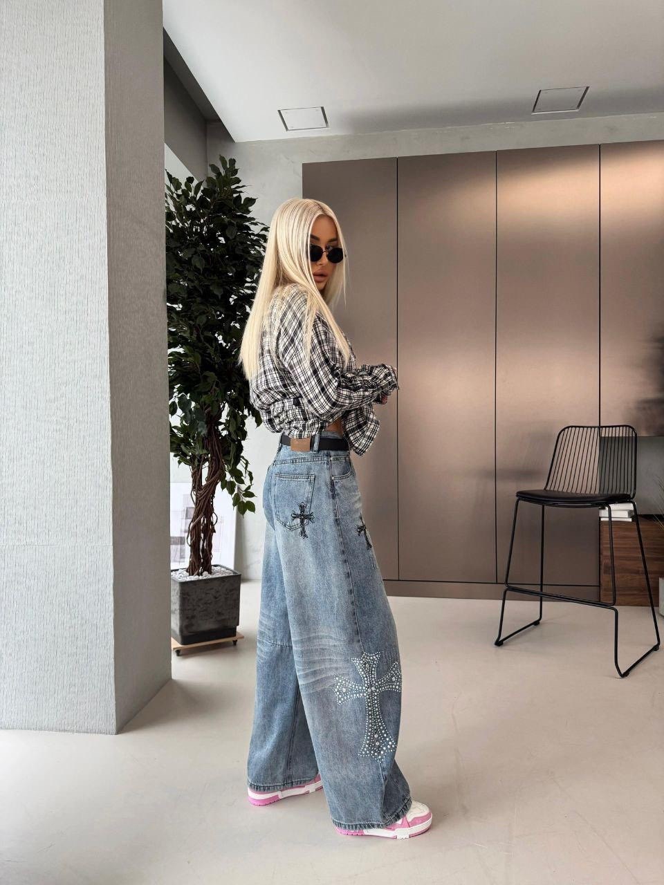 модные джинсы,мода стиль,стильные джинсы,широкие джинсы