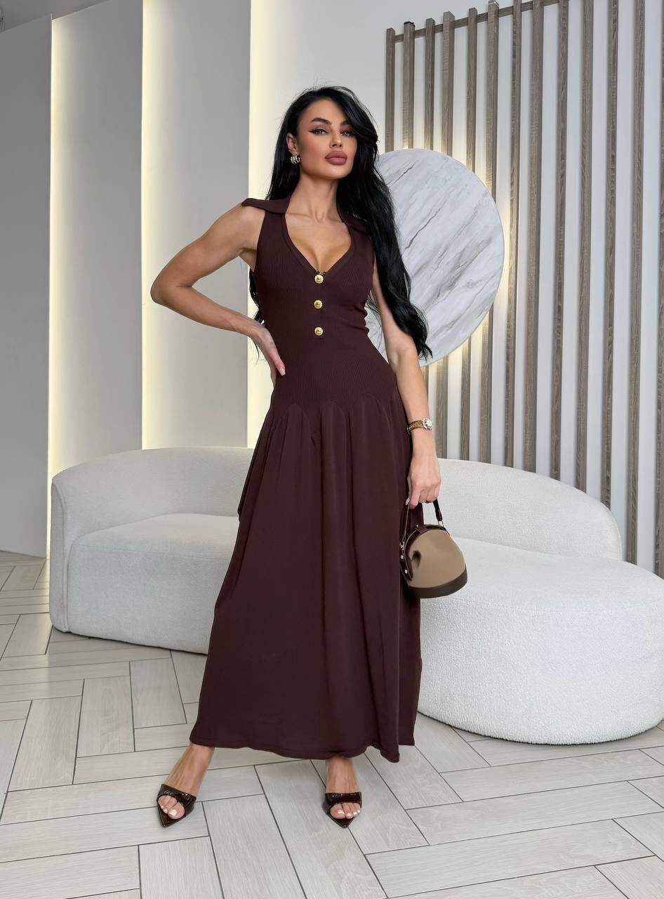 платье сарафан,платье,женское платье,коричневое платье,платья длинное