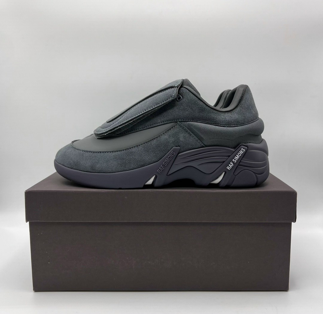 кроссовки raf simons antei,raf simons черные замшевые низкие кроссовки,кроссовки raf simons,кроссовки raf simons (runner) ante,raf simons antei